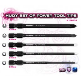HUDY Power tool tips set
